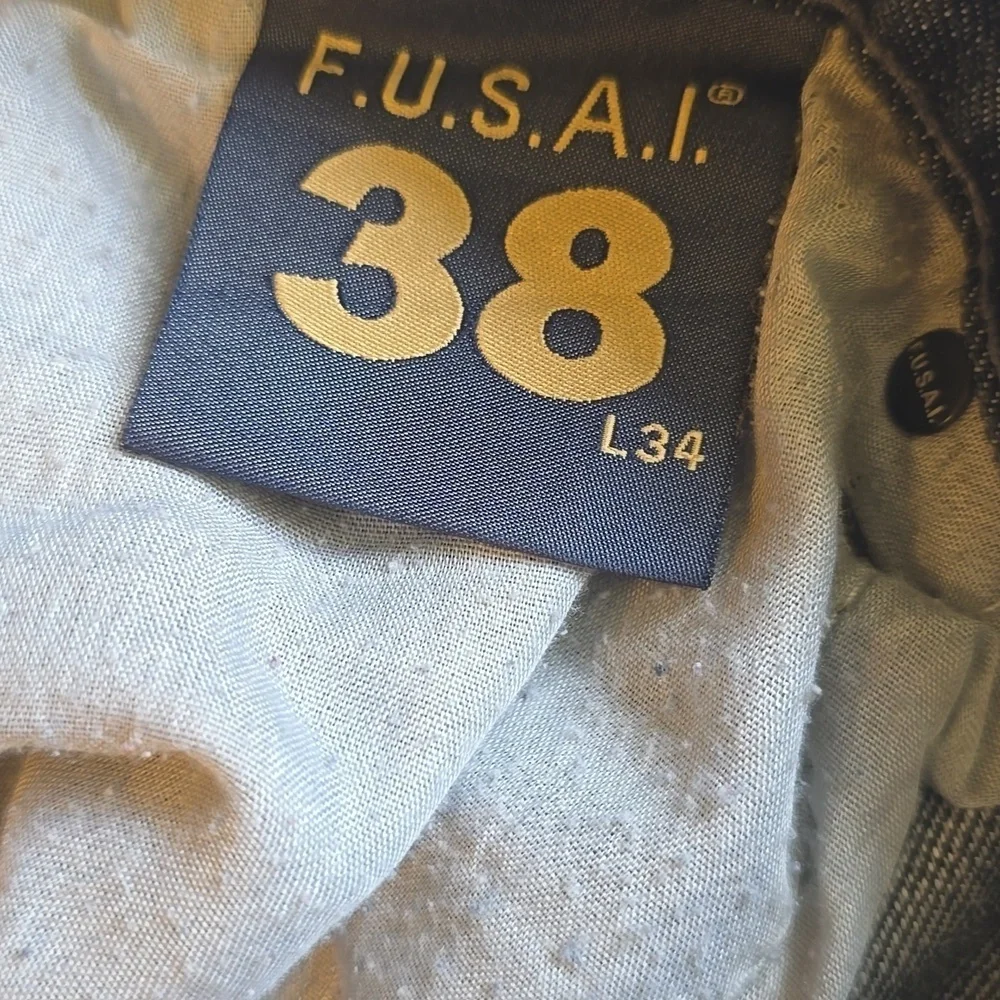 Vintage Y2K F.U.S.A.I Dark Washed Men Denim Jeans